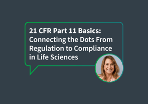 Blog - 21 CFR Part 11 Basics: Connecting the Dots From Regulation to Compliance in the Life Sciences Industry