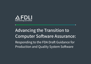 Article - Advancing the Transition to Computer Software Assurance