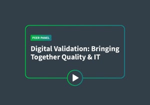 Peer Panel - Digital Validation: Bringing Together Quality & IT